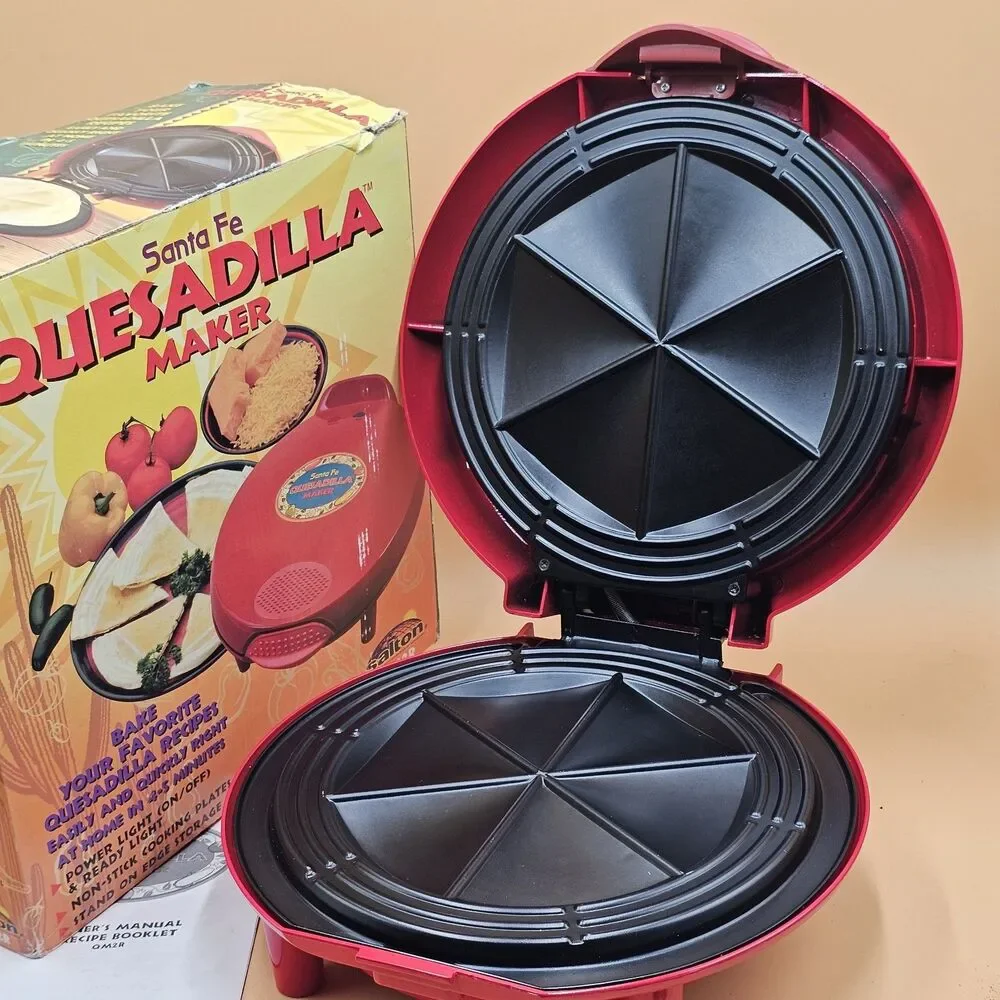 Salton Santa Fe Quesadilla Maker QM2R Red 12